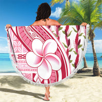 Samoa Teuila Beach Blanket White Samoan Siapo Motifs LT05 - Polynesian Pride
