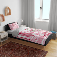 Samoa Teuila Bedding Set White Samoan Siapo Motifs LT05 - Polynesian Pride