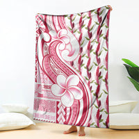 Samoa Teuila Blanket White Samoan Siapo Motifs LT05 - Polynesian Pride