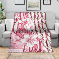 Samoa Teuila Blanket White Samoan Siapo Motifs LT05 - Polynesian Pride