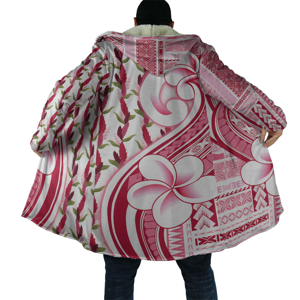 Samoa Teuila Cloak White Samoan Siapo Motifs LT05 - Polynesian Pride