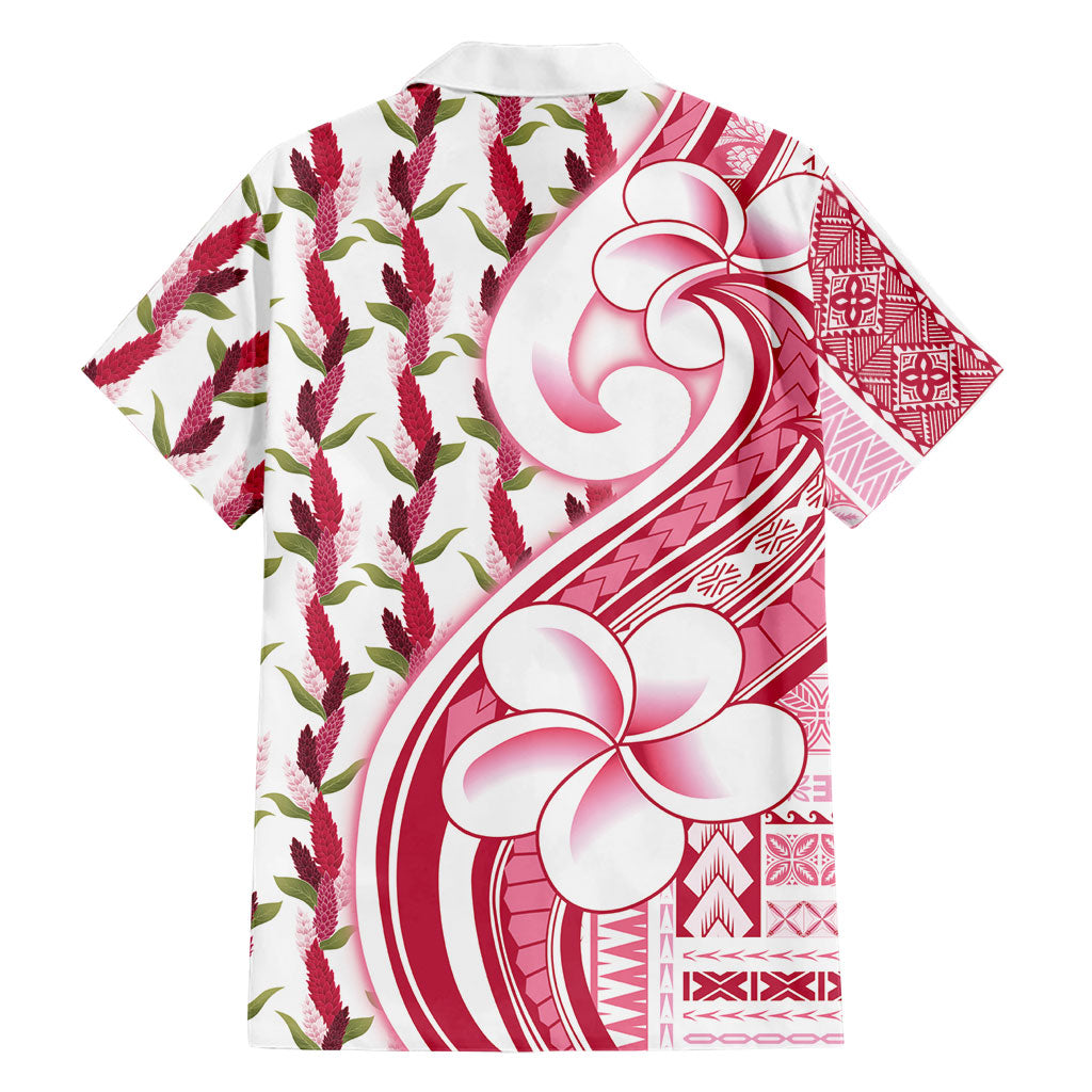 Samoa Teuila Family Matching Puletasi and Hawaiian Shirt White Samoan Siapo Motifs LT05 - Polynesian Pride