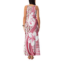 Samoa Teuila Family Matching Tank Maxi Dress and Hawaiian Shirt White Samoan Siapo Motifs LT05 - Polynesian Pride