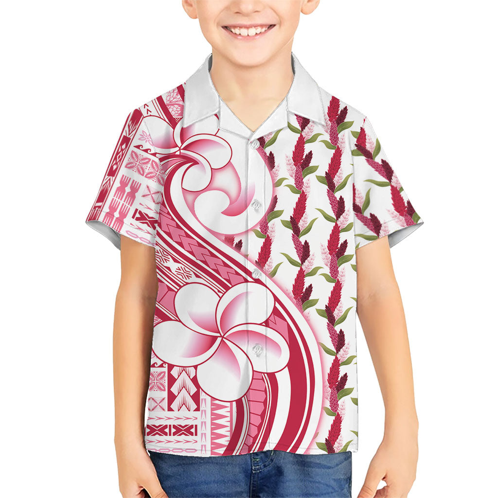 Samoa Teuila Hawaiian Shirt White Samoan Siapo Motifs LT05 - Polynesian Pride