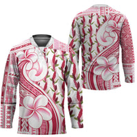 Samoa Teuila Hockey Jersey White Samoan Siapo Motifs LT05 - Polynesian Pride