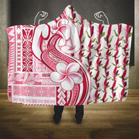 Samoa Teuila Hooded Blanket White Samoan Siapo Motifs LT05 - Polynesian Pride