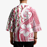 Samoa Teuila Kimono White Samoan Siapo Motifs LT05 - Polynesian Pride
