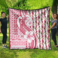 Samoa Teuila Quilt White Samoan Siapo Motifs LT05 - Polynesian Pride