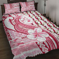 Samoa Teuila Quilt Bed Set White Samoan Siapo Motifs LT05 White - Polynesian Pride