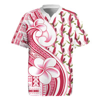 Samoa Teuila Rugby Jersey White Samoan Siapo Motifs LT05 White - Polynesian Pride