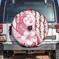 Samoa Teuila Spare Tire Cover White Samoan Siapo Motifs LT05 White - Polynesian Pride