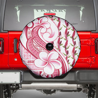 Samoa Teuila Spare Tire Cover White Samoan Siapo Motifs LT05 - Polynesian Pride