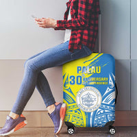 Palau Independence Day Luggage Cover Happy 30th Anniversary
