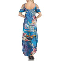 Happy Diwali Festival Family Matching Summer Maxi Dress and Hawaiian Shirt Diya Lamp Rangoli With Polynesian Pattern