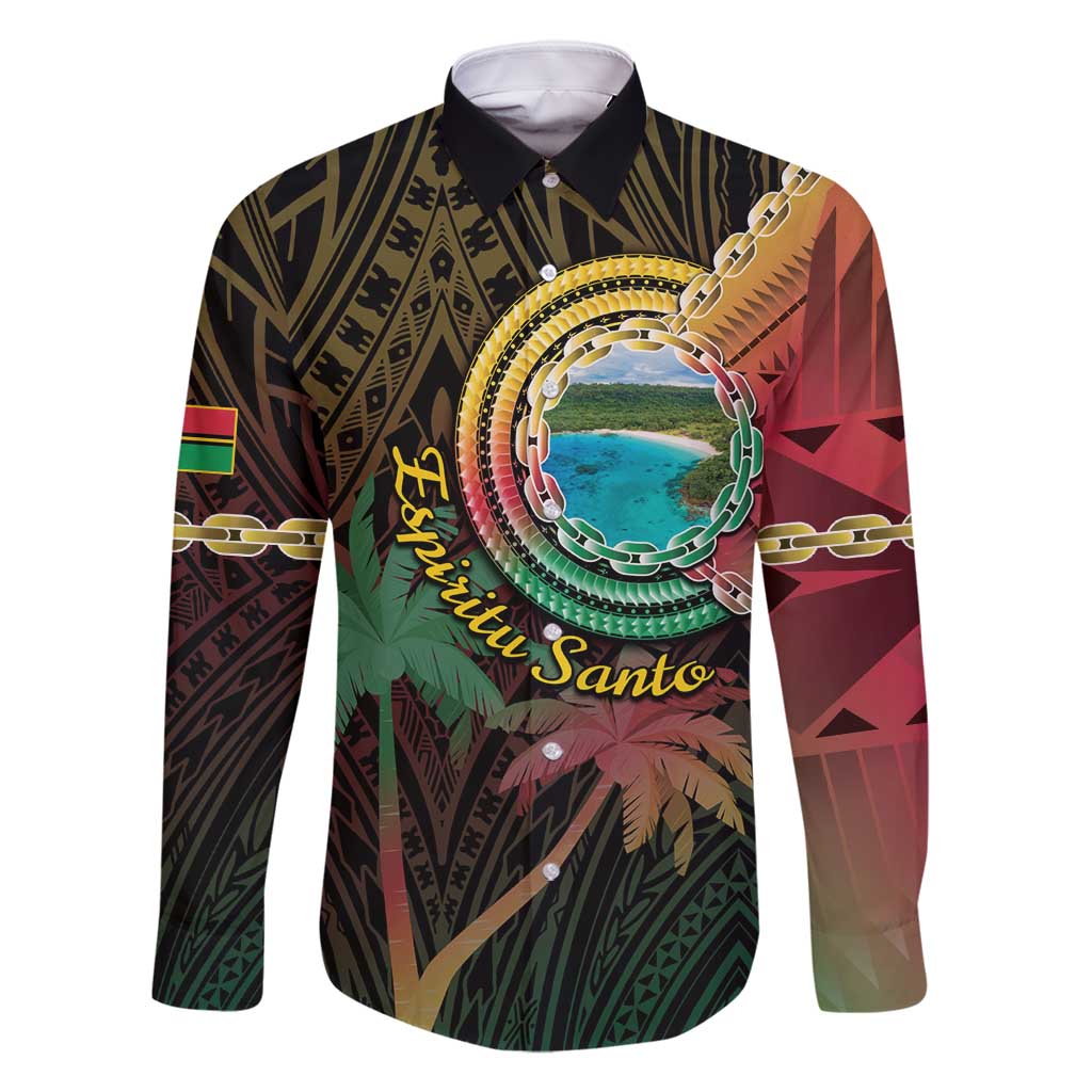 Vanuatu Espiritu Santo Island Family Matching Summer Maxi Dress and Hawaiian Shirt Beach Landscape