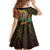 Vanuatu Espiritu Santo Island Kid Short Sleeve Dress Beach Landscape