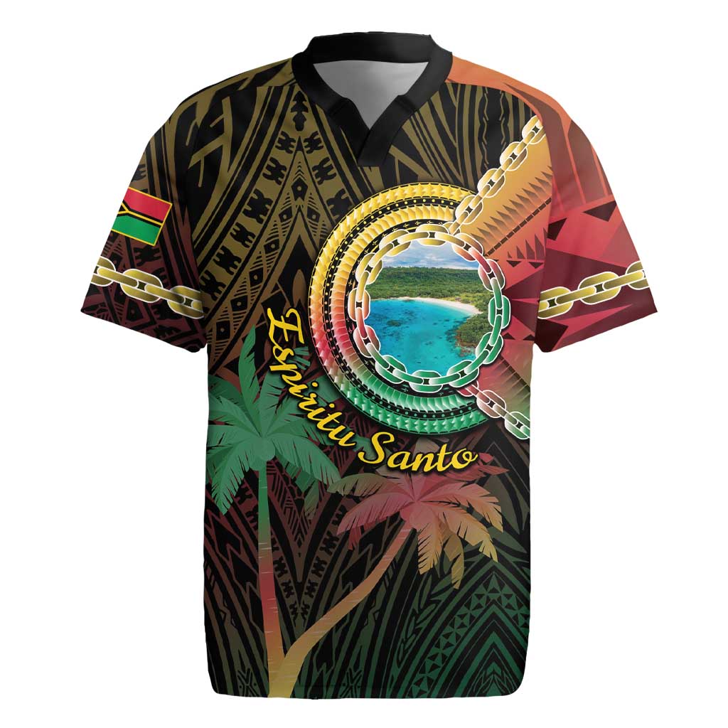 Vanuatu Espiritu Santo Island Rugby Jersey Beach Landscape
