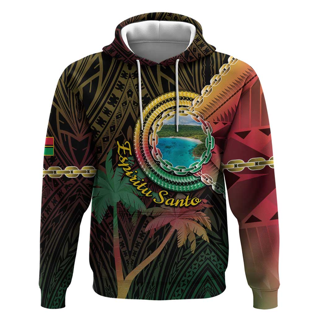 Vanuatu Espiritu Santo Island Zip Hoodie Beach Landscape