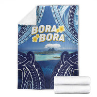French Polynesia Bora Bora Blanket Beach Landscape Polynesian Style