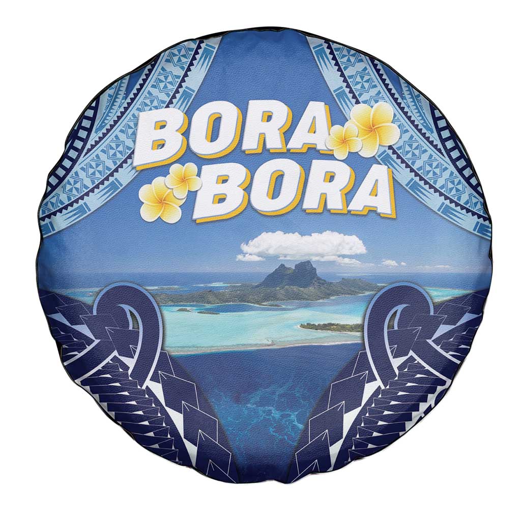 French Polynesia Bora Bora Spare Tire Cover Beach Landscape Polynesian Style