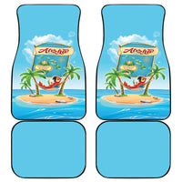 Aloha Hawaii Car Mats Funny Macaw Parrot Tropical Vibe