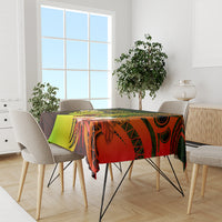 Hawaii State Motto Tablecloth Hawaiian Tribal Reggae Hammerhead Shark LT05 - Polynesian Pride