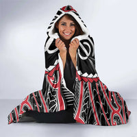 Aotearoa Waitangi Day Hooded Blanket Maori Warrior Tribal Tattoo LT05 - Polynesian Pride