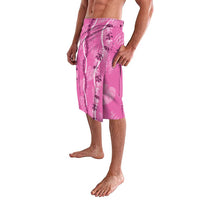 Hawaii Maile Lei Lavalava With Pink Monstera Pattern LT05 - Polynesian Pride
