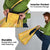 Hawaii Maile Lei Grocery Bag With Yellow Monstera Pattern