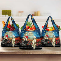 Kei Wareware Tatou New Zealand ANZAC Day Grocery Bag Starry Night Inspo Style