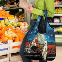 Kei Wareware Tatou New Zealand ANZAC Day Grocery Bag Starry Night Inspo Style