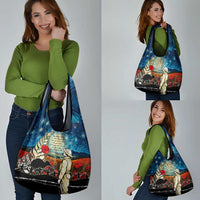 Kei Wareware Tatou New Zealand ANZAC Day Grocery Bag Starry Night Inspo Style