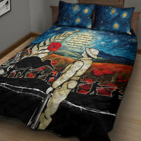 Kei Wareware Tatou New Zealand ANZAC Day Quilt Bed Set Starry Night Inspo Style