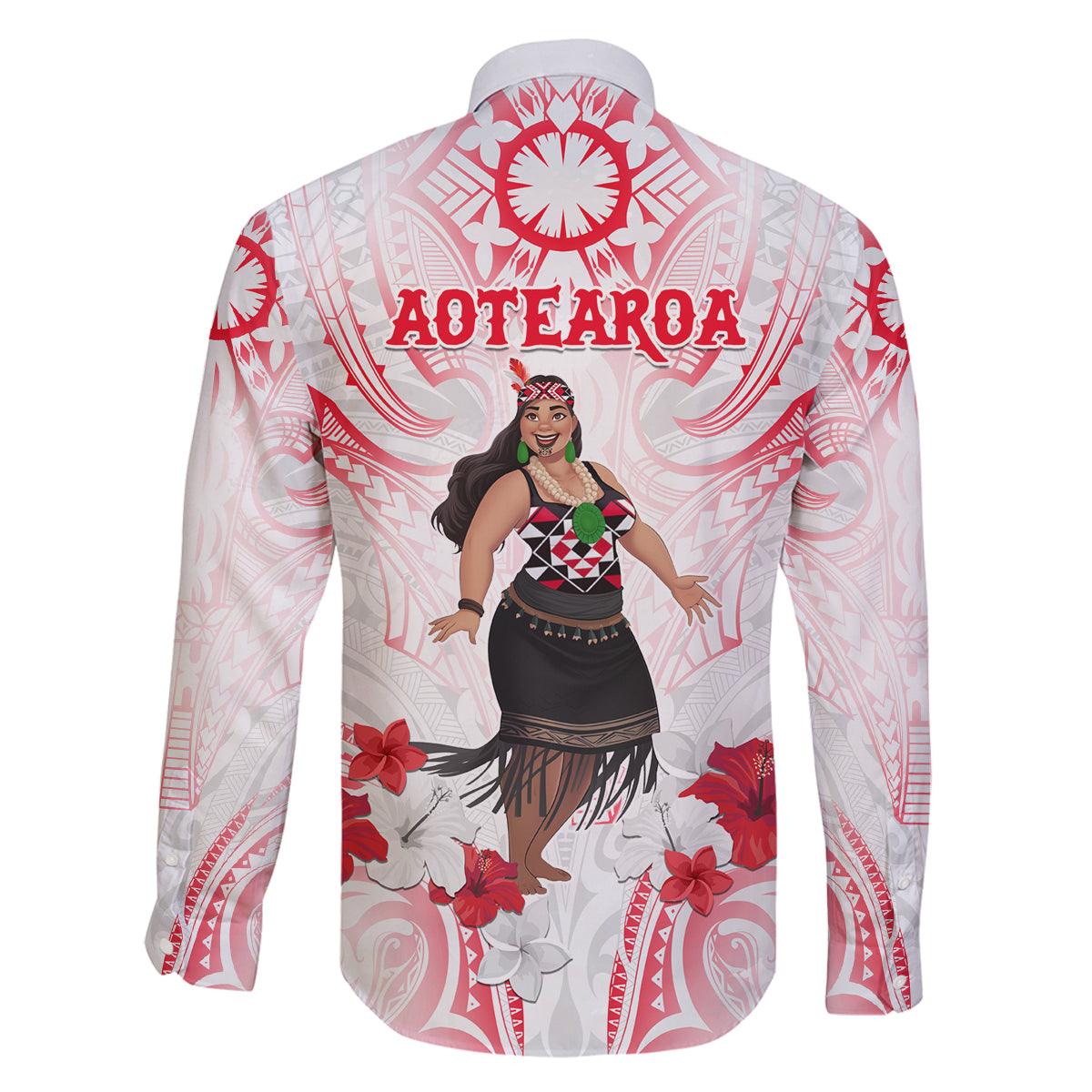 New Zealand Women's Day Family Matching Mermaid Dress and Hawaiian Shirt Maori Wahine Polynesian Pattern LT05 - Polynesian Pride