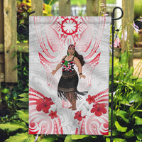 New Zealand Women's Day Garden Flag Maori Wahine Polynesian Pattern LT05 Garden Flag White - Polynesian Pride