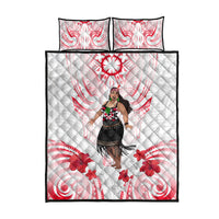 New Zealand Women's Day Quilt Bed Set Maori Wahine Polynesian Pattern