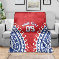Custom Tuamotu Archipelago Blanket Polynesian Tribal Tattoo
