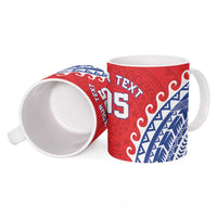 Custom Tuamotu Archipelago Ceramic Mug Polynesian Tribal Tattoo