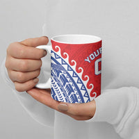 Custom Tuamotu Archipelago Ceramic Mug Polynesian Tribal Tattoo