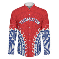Custom Tuamotu Archipelago Family Matching Summer Maxi Dress and Hawaiian Shirt Polynesian Tribal Tattoo