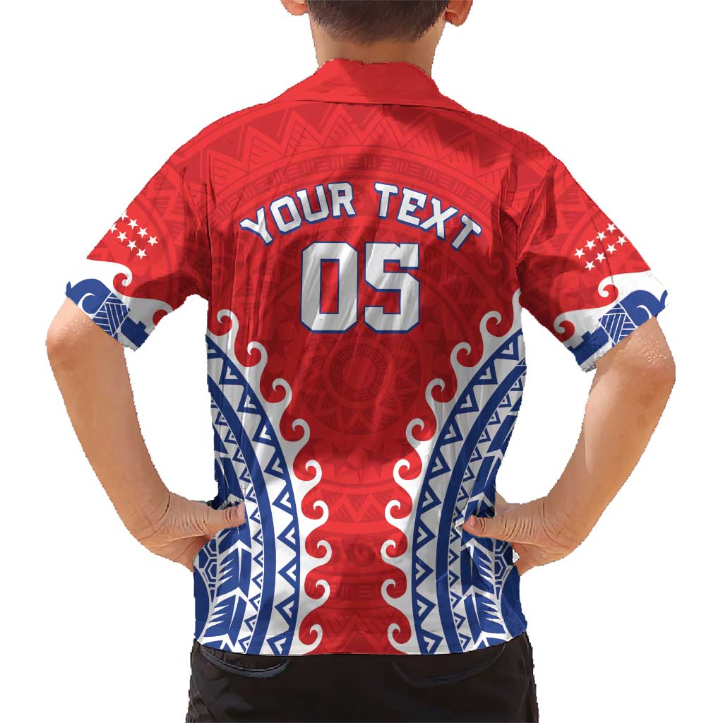 Custom Tuamotu Archipelago Kid Hawaiian Shirt Polynesian Tribal Tattoo LT05 - Polynesian Pride