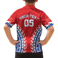 Custom Tuamotu Archipelago Kid Hawaiian Shirt Polynesian Tribal Tattoo LT05 - Polynesian Pride