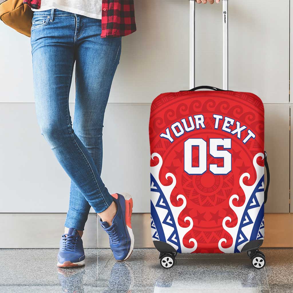 Custom Tuamotu Archipelago Luggage Cover Polynesian Tribal Tattoo LT05 - Polynesian Pride