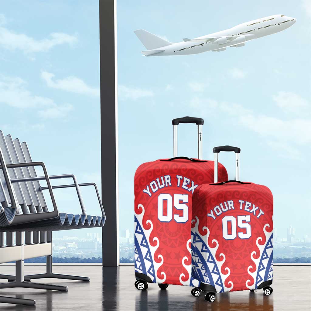Custom Tuamotu Archipelago Luggage Cover Polynesian Tribal Tattoo LT05 - Polynesian Pride
