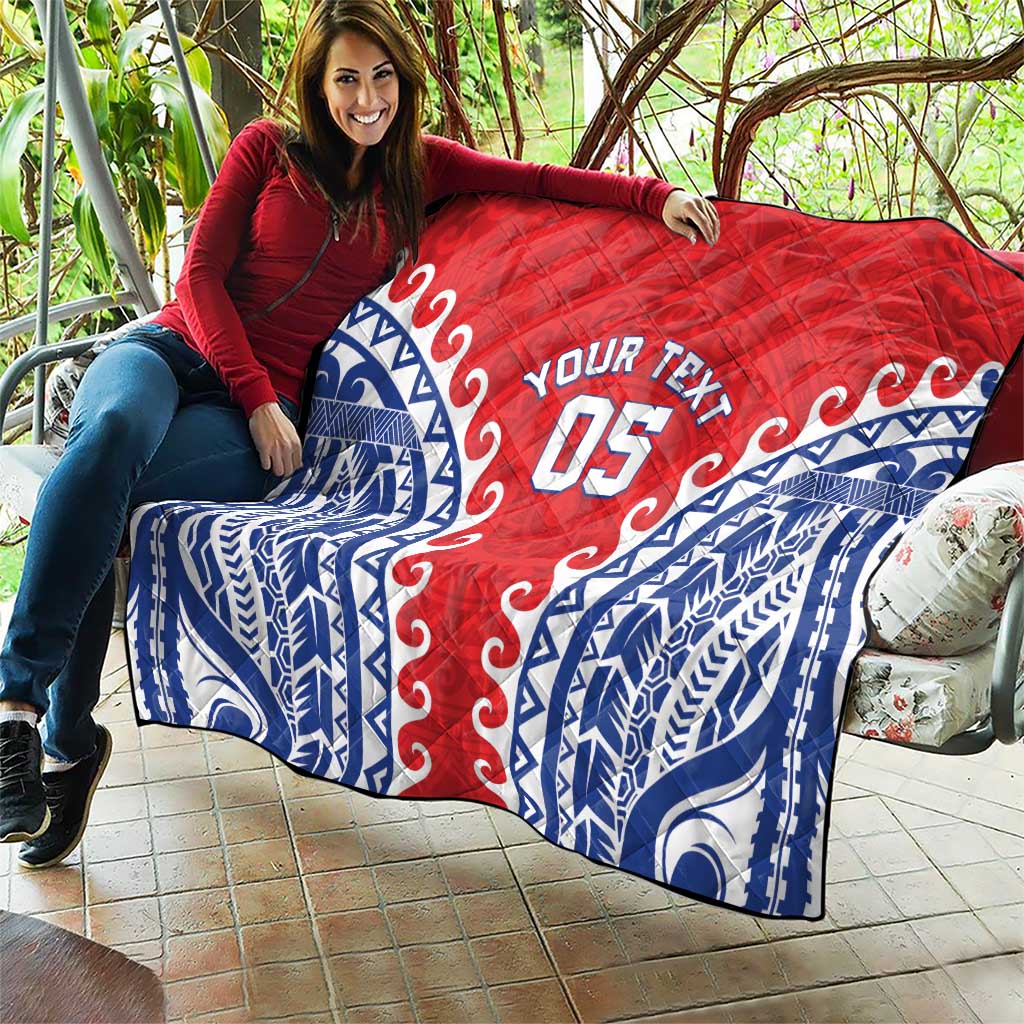 Custom Tuamotu Archipelago Quilt Polynesian Tribal Tattoo