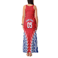 Custom Tuamotu Archipelago Tank Maxi Dress Polynesian Tribal Tattoo LT05 - Polynesian Pride