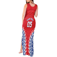 Custom Tuamotu Archipelago Tank Maxi Dress Polynesian Tribal Tattoo LT05 - Polynesian Pride