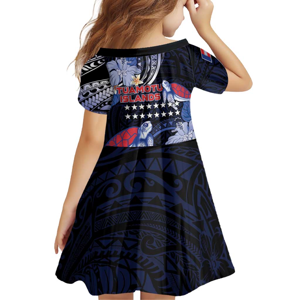 Tuamotu Islands Family Matching Tank Maxi Dress and Hawaiian Shirt Polynesian Pattern With Turtle
