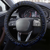Tuamotu Islands Steering Wheel Cover Polynesian Pattern With Turtle