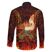 Samoa Siva Afi Festival Family Matching Short Sleeve Bodycon Dress and Hawaiian Shirt Fire Knife Dancing LT05 - Polynesian Pride